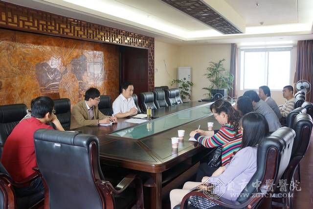 雅安荥经县中医院来我院参观治未病中心